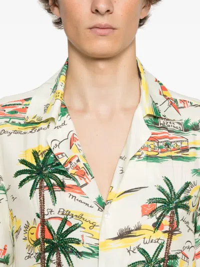 P.a.r.o.s.h Printed Shirt In Neutral