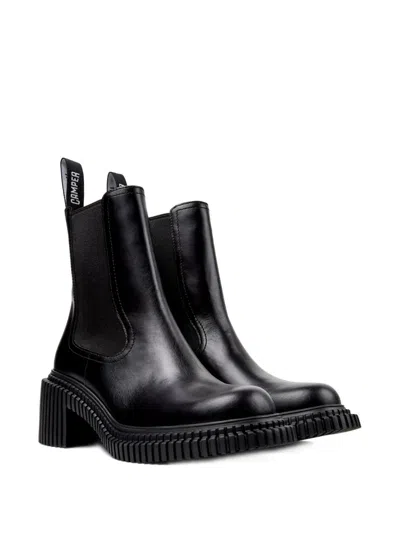 Camper 70mm Elastic-panel Boots In Black