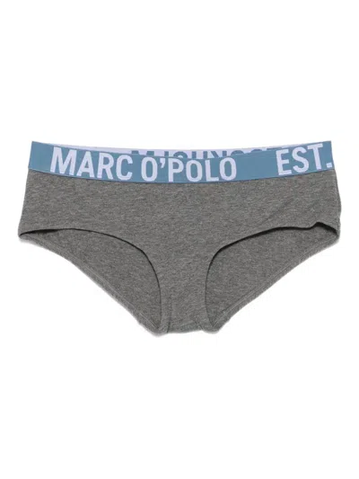 Marc O'polo Logo-printed Waistband Briefs (pack Of Three) In Multi