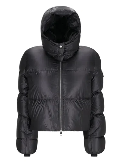 Add Detachable-hood Down Jacket In Blue
