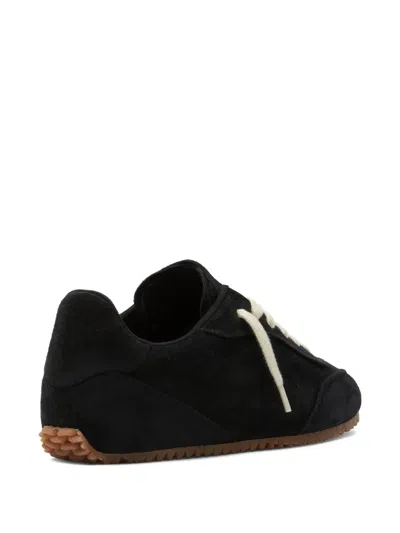 Axel Arigato Suede Low-profile Sneakers With Textured Sole In Black