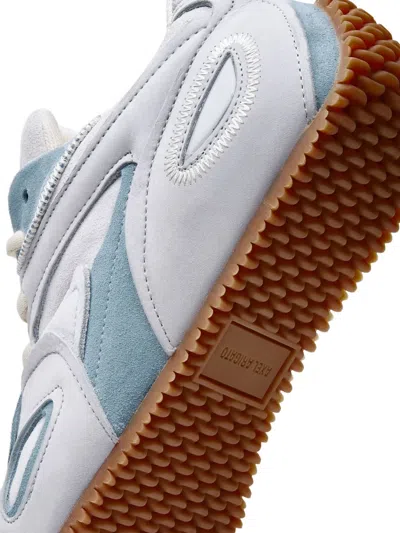 Axel Arigato Slow Runner Perforated Suede Sneakers In White