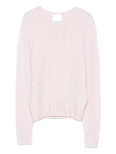 粗绞花针织毛衣