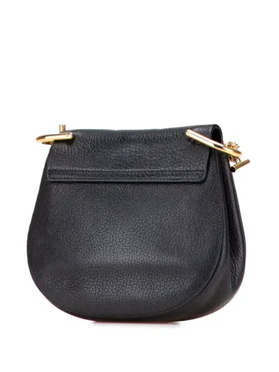 Pre-owned Chloé 2014-2023 Mini Leather Drew Crossbody Bag In Black