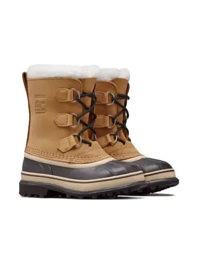 Sorel Lace-up Leather Boots In Brown