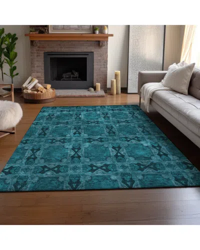 Addison Rugs Premium Washable Area Rug In Blue