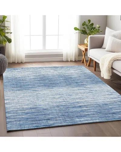 Addison Rugs Premium Washable Area Rug In Blue