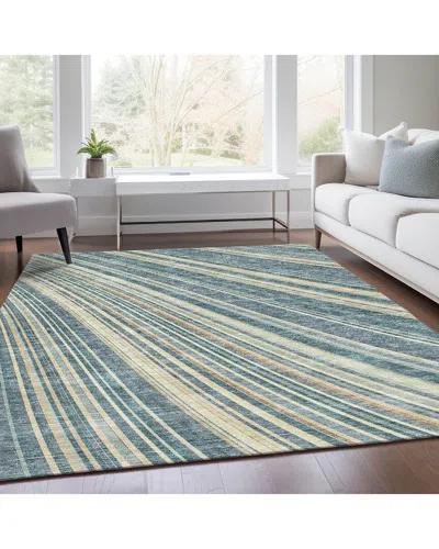 Addison Rugs Premium Washable Area Rug In Blue