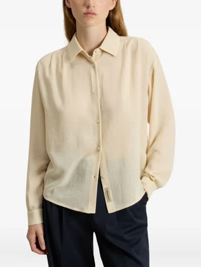 Woolrich Collared Shirt In Neutral