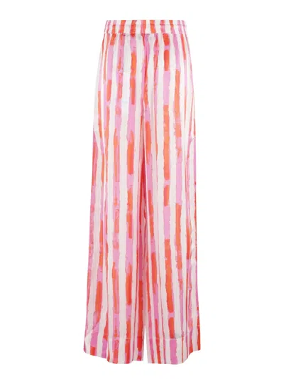 Essentiel Antwerp Striped Drawstring Trousers In Multi