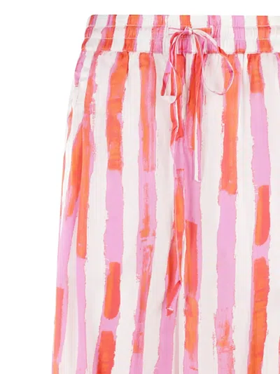 Essentiel Antwerp Striped Drawstring Trousers In Multi