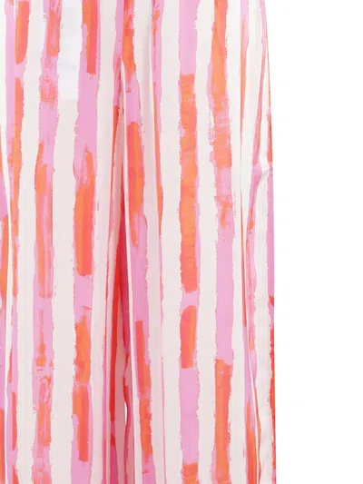 Essentiel Antwerp Striped Drawstring Trousers In Multi