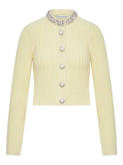 Self-portrait Cardigan Self-portrit In White