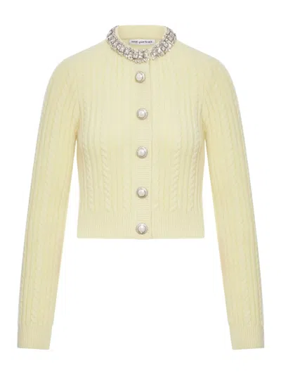 Self-portrait Cardigan Self-portrit In White