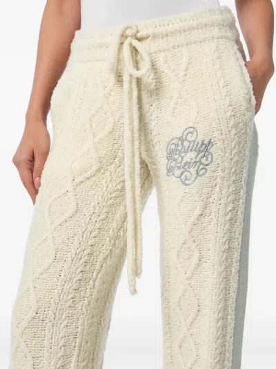 Philipp Plein Knit Straight Joggers Signature In Multi