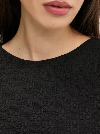 Hugo Boss Monogram-jacquard Tank Top In Black