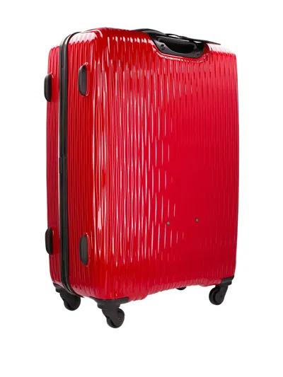Longchamp Fairval Trolley Case In Red