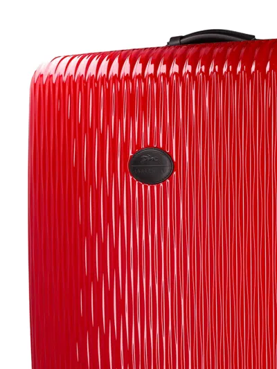 Longchamp Fairval Trolley Case In Red