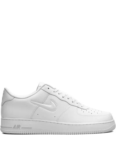 Nike Air Force 1 Low Retro Premium Leather Sneakers In White