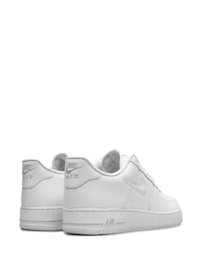 Nike Air Force 1 Low Retro Premium Leather Sneakers In White