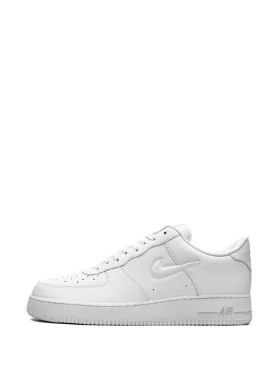 Nike Air Force 1 Low Retro Premium Leather Sneakers In White