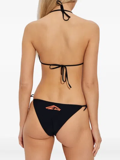 Dsquared2 Tie-side Bikini Bottoms In Black