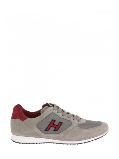 Hogan Sneaker In Pelle Scamosciata In Grey