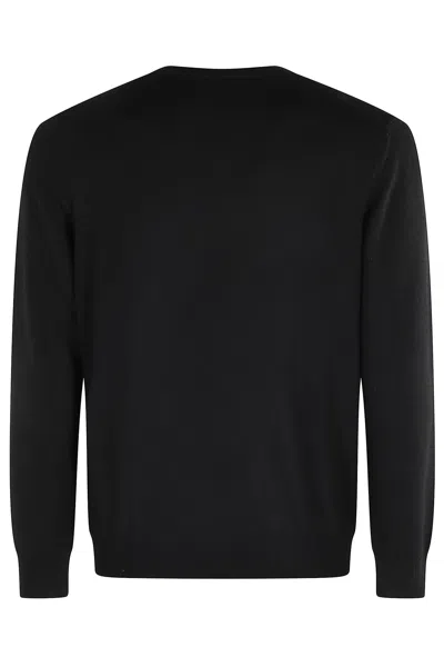 Fay Suéter Cuello Redondo - Azul Oscuro In Black