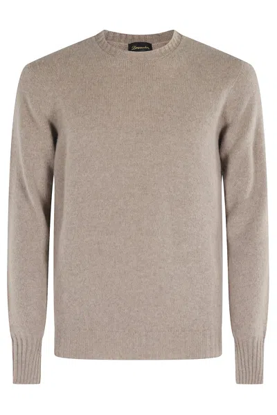 Drumohr G Collo Cashmere Coccola Soft Doppio Filo Tubolare In Gray