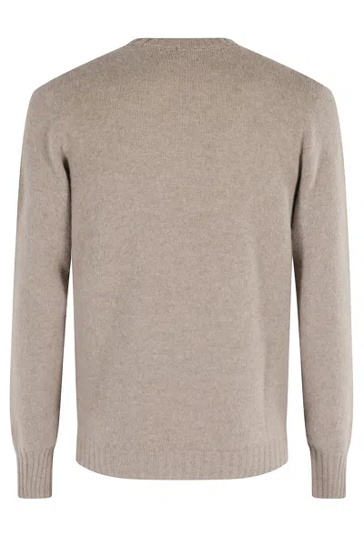 Drumohr G Collo Cashmere Coccola Soft Doppio Filo Tubolare In Gray