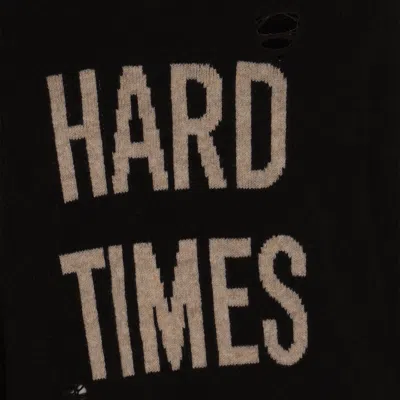 Moschino Couture Shetland Wool Pullover In Brown