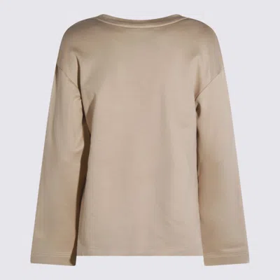 Max Mara Maxmara Women Berma - Silk And Cotton Sweatshirt In Neutral
