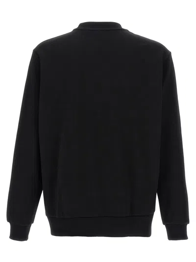 Lacoste Pullover In Cotone Nero In Black