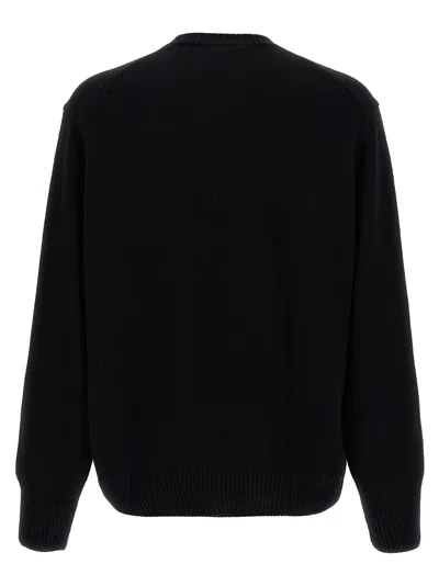 Lacoste Pullover In Cotone Nero In Black