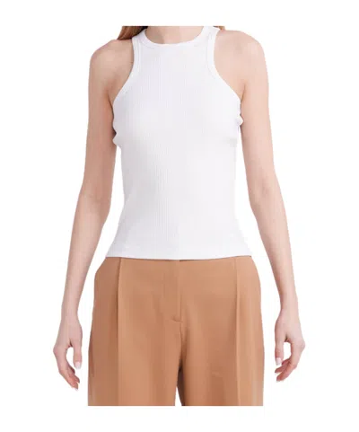 Samsoe & Samsoe Ribbed Vest In White