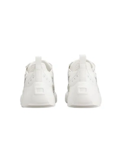 Roger Vivier Viv On The Run Sneakers In White