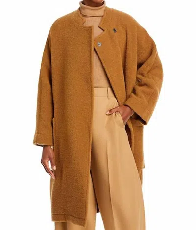 Essentiel Antwerp Ecosystem Coat In Brandy In Brown