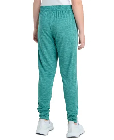 Adidas Originals Big Kid Girls Drawstring Waist Cuffed Mid Rise Slim Fit Jogger Pant In Green