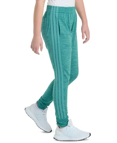 Adidas Originals Big Kid Girls Drawstring Waist Cuffed Mid Rise Slim Fit Jogger Pant In Green