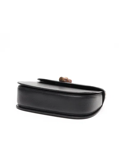 Gucci Bamboo 1947 Small Top Handle Bag In Black