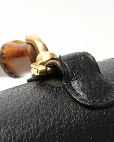 Gucci Bamboo 1947 Small Top Handle Bag In Black