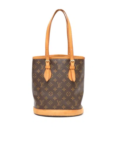 Pre-owned Louis Vuitton Monogram Bucket Pm Bag