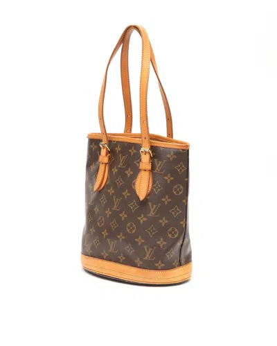 Pre-owned Louis Vuitton Monogram Bucket Pm Bag