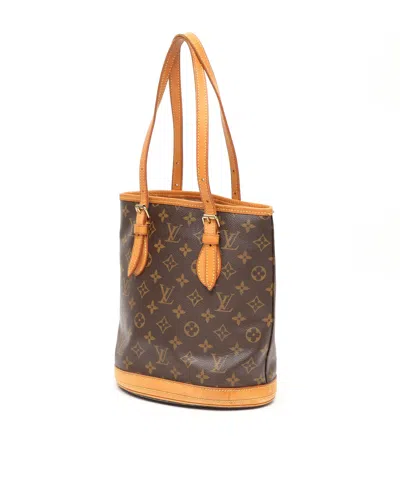 Pre-owned Louis Vuitton Monogram Bucket Pm Bag
