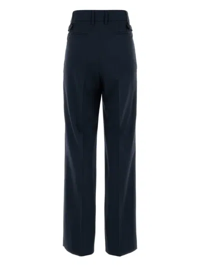 Pt Torino Wool Stretch Pant Isabel In Blue
