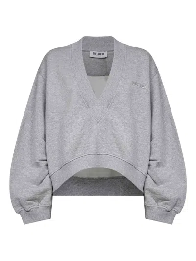 Attico Sweatshirt In Gray