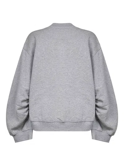 Attico Sweatshirt In Gray