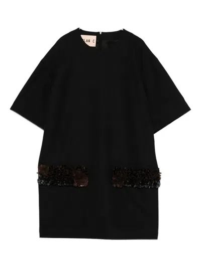 亮片缀饰连衣裙