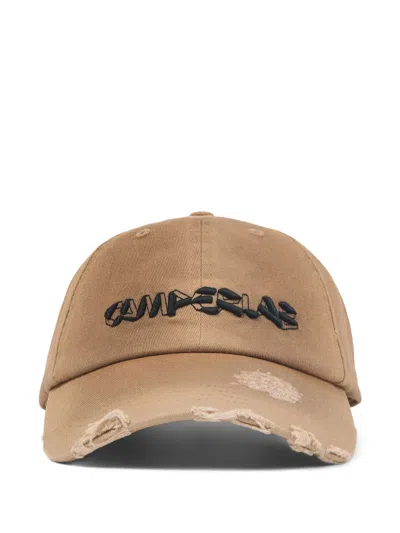 Camperlab Distressed-effect Baseball Cap In Neutral