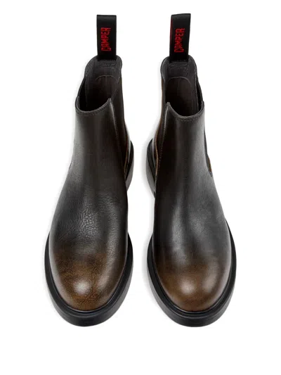Camper 42mm Dean Leather Boots In Black